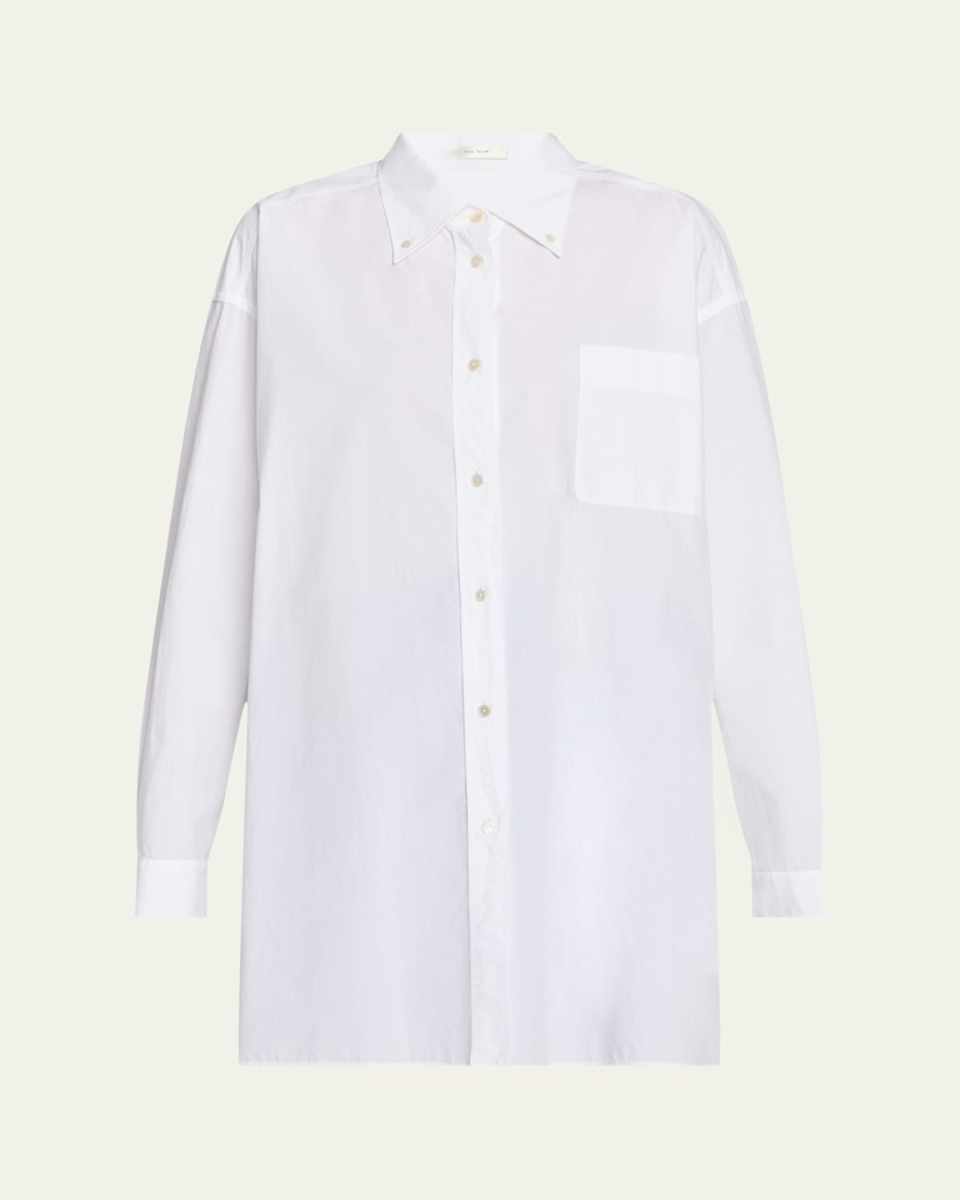Victoria Oversized Button-Front Shirt